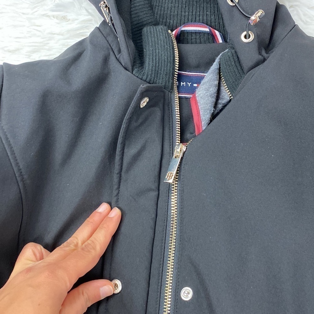 Tommy Hilfiger Black Dress Coat - Picture 3 of 6